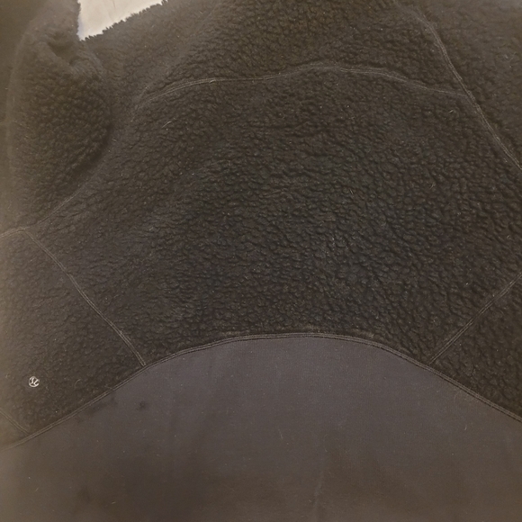 Fleece oversized cropped hoodie - Picture 4 of 6